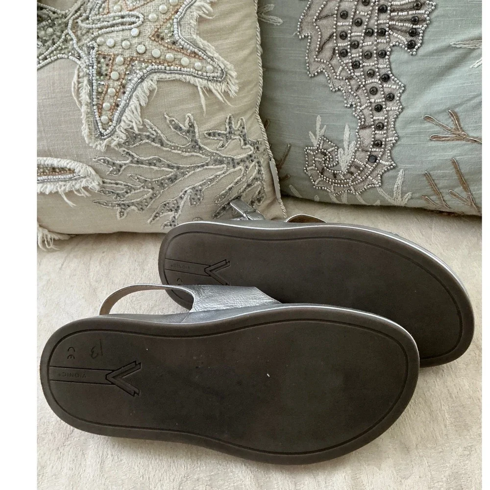 Vionic Women's Madera Slingback Comfort Sandal Silver 9.5 - Picture 7 of 8